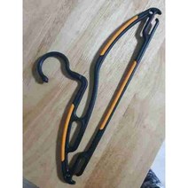 주연화학 코모드 매직행거 회전형 옷걸이, 150개입, 블랙+오렌지