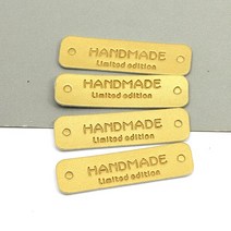 의류텍 가죽 레이블 수제 의류 모자 가방에 대 한 DIY 공예 봉 제 액세서리 50Pcs 56x16MM, 05 Gold