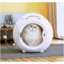 스마트 고양이 펫드라이룸 강아지 드라이기 반려동물 대형견 건조기, 고급형(고품력/조명/살균기능)