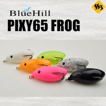 블루힐 픽시65 프로그/PIXY FROG/배스 가물치, 블랙