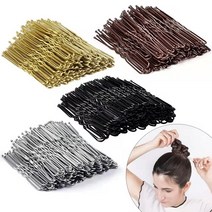 100Pcs 여성 U 모양의 머리핀 흔들며 머리 바비 핀 신부 헤어 스타일 도구 헤어 핀 헤어 제품
