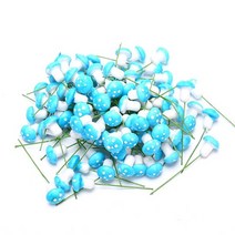 정원 조형물 마당 소품 전원주택 인테리어 100pcs 인공 미니 버섯 모델 요정 정원 식물 액션 피규어 미니어처 공예 장식 말뚝 공예, 2-100개