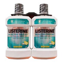 리스테린 구강청결제 헬시브라이트 (1L x2입)