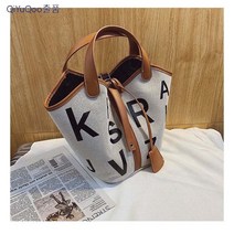 QiYuQoo 여성 미니 가방 트렌드 스타일리 모던 믹스 캔버스 백 메쉬 레드 심플 수통백