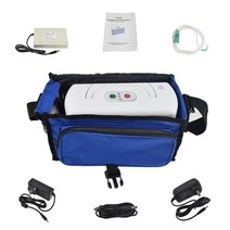산소발생기 가정용 공기 청정 에어워셔 휴대용 산소 발생기 3l 휴대용 산소 발생기 배터리 저소음 산소 기계 산소 발생기 시간 설정, 배터리 1개로