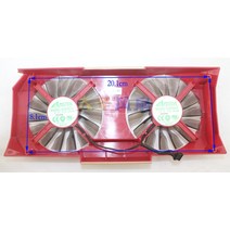 PALIT JETSTREAM GEFORCE GTX760 그래픽 카드 냉각 팬 오리지널 GA92S2H -PFTB 12V 0.35A, 한개옵션0