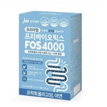 JW중외제약 프리미엄 프리바이오틱스 FOS 4000 플러스 아연 프락토올리고당 유산균, 30포, 18박스