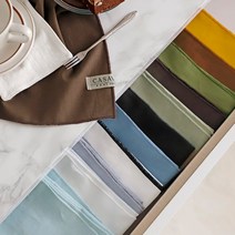 쥴라이 린넨 티타올/행주 테이블매트 키친크로스 11color, 클라우드