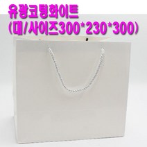 죽 도시락쇼핑백-화이트색/대 유광코팅쇼핑백, 상세페이지 참조