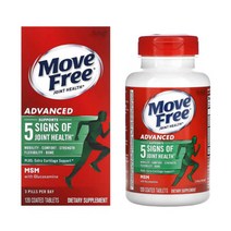 쉬프 무브 프리 글루코사민 콘드로이친 MSM 히알루론산 120정 40일분, 1개, 120개