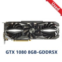 PC그래픽카드 ZOTAC GTX 1080 Ti 11GB GPU 그래픽 카드 GeForce GTX1080 비디오 NVIDIA 컴퓨터 게임 데스크, 01 GTX-1080-8GB