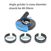 싸이클론 집진기 목공 네일5inch/7 그라인딩 방진 슈라우드 커버 표면 집진기 핸드 앵글 용 범용 조절 가능, 5 inches