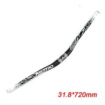 카본불혼바 자전거불혼바 드롭바 자전거 핸들 바 manillar carbono mtb 휠, 블랙 화이트 720mm