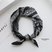 잉글리쉬 캐슈 시뮬레이션 스몰 사각 스카프 누에 실크 스카프 남여공용 두건 스몰 스카프 셔츠 코디 직업