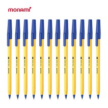 모나미 153 스틱 볼펜 캡타입/1다스(12개입), 1.0-파랑(12개입)