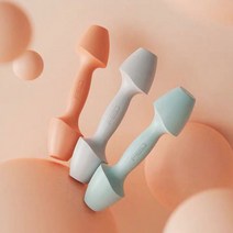 FED 여성 미용아령 여자 경량 컬러 덤벨 1-3LB, 1LB(약0.45kg) x 한쌍, 그레이