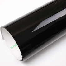 인테리어필름 마이크로 단색 솔리드 고광택 하이그로시 시트지 블랙 IH715, 폭122cm×길이10cm