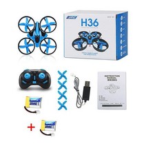 JJRC-H36 RC 마이크로 쿼드콥터 미니 드론 헤드리스 모드 2.4G 6 축 원 키 리턴 헬리콥터 Vs H8 최고의 완구, H36 Blue 2bat