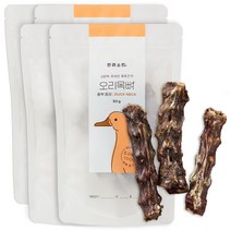 반려소반 강아지 고양이 반려동물 수제 간식, 4팩, 충북 음성 오리목뼈