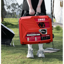초소형 발전기 야외 가솔린 휴대용 비상전력 공급기, (2200W)무음손전등시동4L연료탱크/17kg
