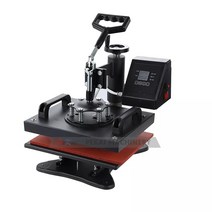 열프레스기23*30CM 열 프레스 기계 스윙 어웨이 승화 인쇄 TL2330 열전달 디자인 티셔츠, 01 Red Worktable_04 EU