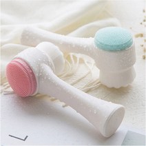 모공솔 모공관리 모공케어 모공세척 모공청소, 양면모공브러쉬(핑크)