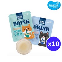동원 뉴트리플랜 드링크 40ml x 10개 모음 저염분 고양이음료 신장관리, 02_참치 40ml x 10개