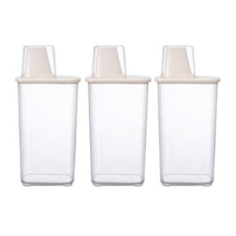 제오닉 가루 소분 세제통 1500ml + 라벨지, 12세트
