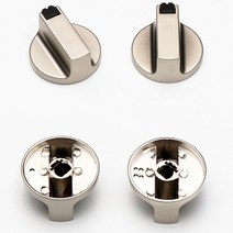 가스렌지손잡이 가스레인지 노브 점화 손잡이 2pcs 금속 6mm8mm 범용 손잡이 오븐, 45도 8mm