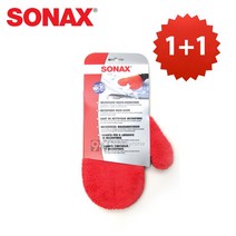 1+1 소낙스 마이크로화이버 워시글러브+금액별사은품 워시미트 세차용타월 세차타월 물기제거용 초극세사 광택타월 물기제거