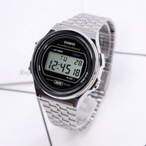카시오 빈티지 남녀공용 손목 전자 메탈 시계 A171WE-1A