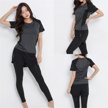 셀러허브(잡화) 반바지레깅스 트레이닝복 9부 조깅 다이어트 운동복
