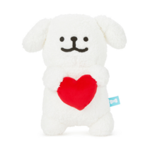 몰티즈 굿즈 화이트 레드 하트 인형 캐릭터 봉제인형