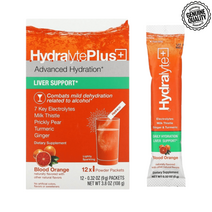 Hydralyte 하이드라라이트 플러스 어드밴스드 하이드레이션 12패킷 발포비타민, 어드밴스드 하이드레이션 12패킷 발포