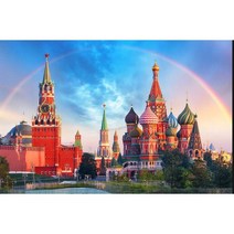 퍼즐1000피스 5000 명화 직소 3000 1000 피스 퍼즐, 모스크바 붉은 광장, 단일사이즈