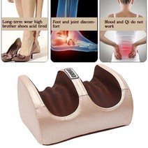 공기압 다리마사지기 종아리 12v 전기 가열 발 바디 이완 반죽 롤러 진동기 기계 반사