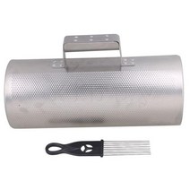 드럼 스틱 Yibuy 13 인치 길이 스테인레스 스틸 Guiro 스크레이퍼 뮤지컬 훈련 악기, 은