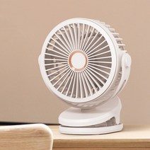 실링팬 타프팬 천장선풍기 대형팬 실링팬 효과미니 10000mAh 충전식 클리핑 팬 360 ° 회전 4 속도 바람 US, 01 WHITE