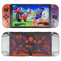 닌텐도 스위치 OLED 포켓몬 스칼렛 바이올렛 게임 캐릭터 일러스트 조이콘 커버 풀셋 케이스