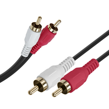 RCA 2선 케이블 2RCA M to M 50cm~10M, 1M