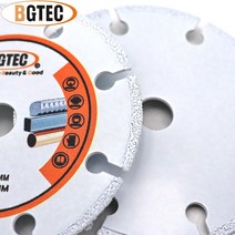 전동 핸드그라인더 BGTEC 1pc Dia75mm 다이아몬드 금속 절단 디스크 철근 스테인리스 건식 진공 브레이징, 한개옵션0