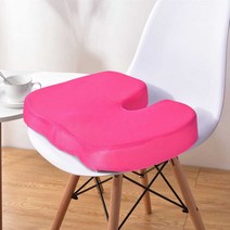 의자 학생 핑크 GW42EA92 보정체형 여친 선물 이쁜 학교 가정용 종류사무용 카페 파는곳 쿠션 임원 방석 발란스, 블랙