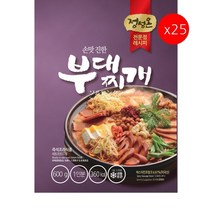 [더착한푸드]부대찌개(초원 600g) 25개 식자재마트 대용량 업소용 찌개 부대찌개맛집 초원부대찌게 의정부맛집 술안주 즉석조리, 쿠팡그로우스 1