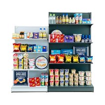미니 스낵바 과자 편의점 매장 진열대 펜트리선반 DIY, 화이트