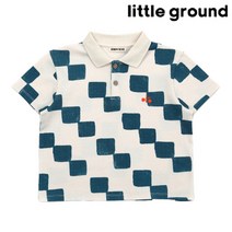 리틀그라운드 데님인더박스-체커보드와플셔츠(73311-330-13)CH 딜 아동티셔츠 아동맨투맨 선물