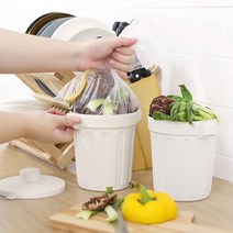 힘찬상회_싱글라이프 냉동보관 밀폐형 미니 음식물 쓰레기통 1L_힘찬Hcmar+ㅋ, 옵션선택^그레이