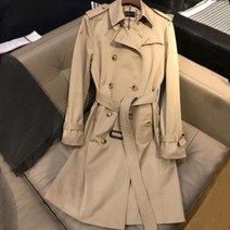 데일리 아우터 코디 버튼 트렌치코트녀 하프 프리미엄 패션 스트리트 키 작은