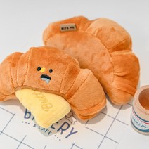 바잇미 크로와상 노즈워크 장난감 7.5 x 16 cm, 브라운, 1개