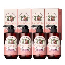 쎄씨쎌라 프렌치 아로마 에센셜 바디스크럽워시 오레가노 로즈제라늄 500ml, 4개