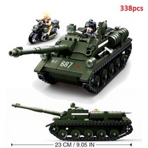 WW2 밀리터리 기갑 타이거 I 헤비 탱크 Panzerkampfwagen VI Ausf. E 빌딩 블록 제 2 차 세계 대전 피규어 벽돌 모델 장난감 선물103504, No Box 2 Figures 5